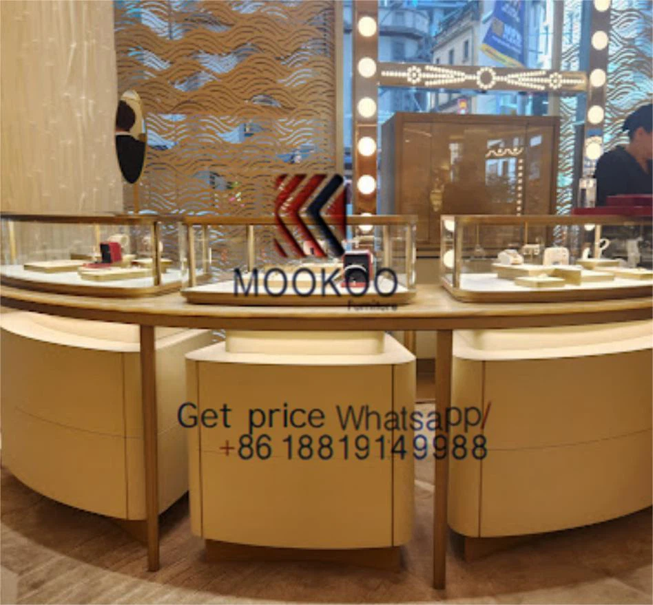 Cartier display showcase gold cabinet 284 Cartier display showcase gold cabinet 284