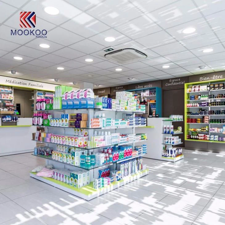 Factory Direct Sale Customized Pharmacy Display