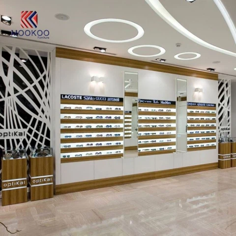 Aurinkolasit Shop Sisustus Dispaly Wall