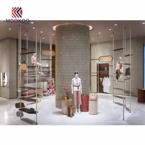 Vaatekaupan huonekalusuunnittelu