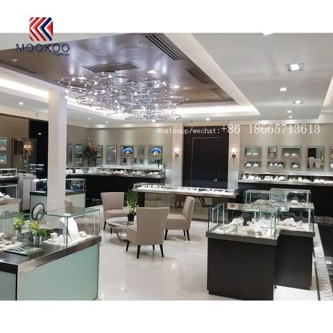 Uusi räätälöity korkealaatuinen korukaupan ulkoasu