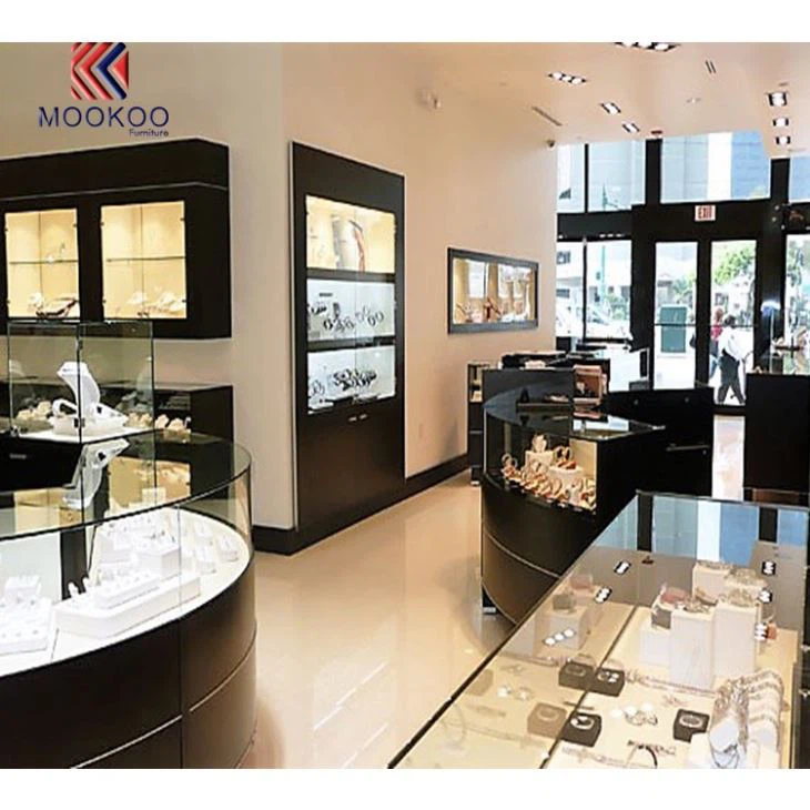 Ultra Clear Whole Glass Jewelry Showcases Custom Made In China