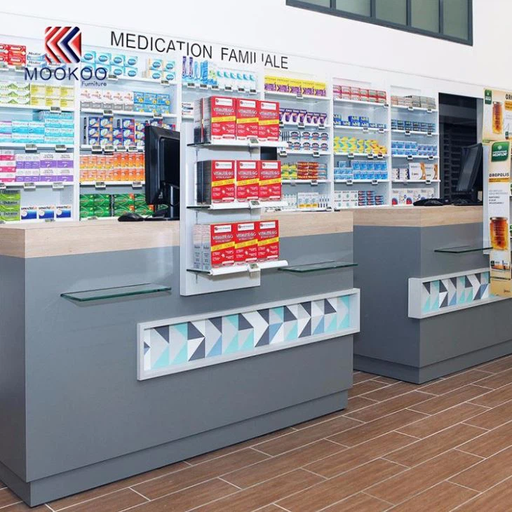 Wooden Medical Shop Interior Design