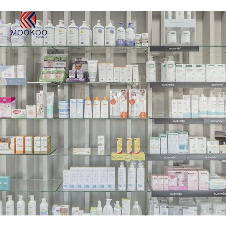 Modern Drugstore Display Showcase