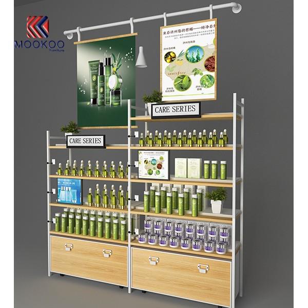Customized Shop Furniture Cosmetic Display Racks