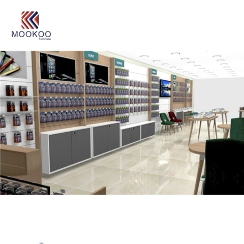 Mobile Phone Shop Furniture 3D Design